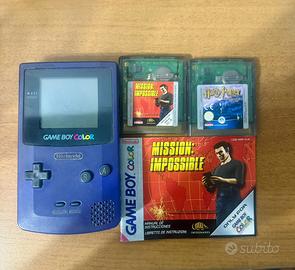 Console Nintendo Game Boy Color Viola + 2 Giochi