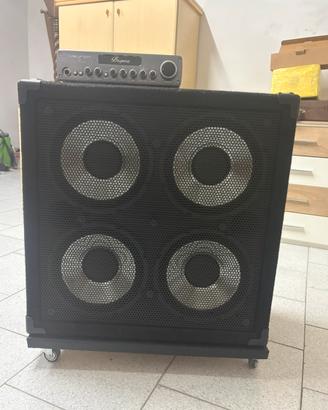 Bugera bv1001t + hartke 410 xl