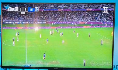 Tv sony bravia con soundbar e staffa
