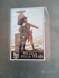Rara cartolina MILIZIA DELLA STRADA