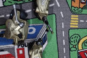 Bmw gs 1200 1250 kit pinze dorate