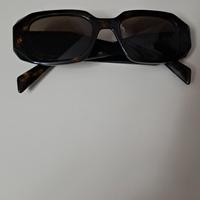 occhiali sole Prada marroni