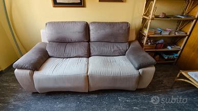 Divano 3 posti relax elettrico 