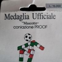 Medaglia Ufficiale "Ciao" Mondiali Italia 90