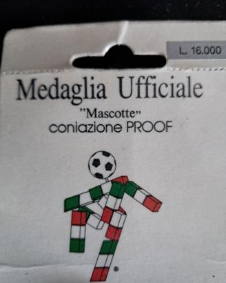 Medaglia Ufficiale "Ciao" Mondiali Italia 90