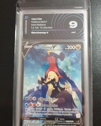 Garchomp V HOLO TG23/TG30 AIGrading 9 MINT