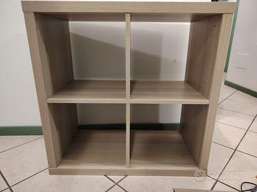 IKEA Kallax 2×2 rovere chiaro – buone condizioni