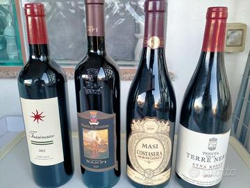 Bottiglie varie vini di pregio 