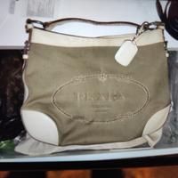 Prada Logo Jacquard Hobo Bag Large - Vintage Origi