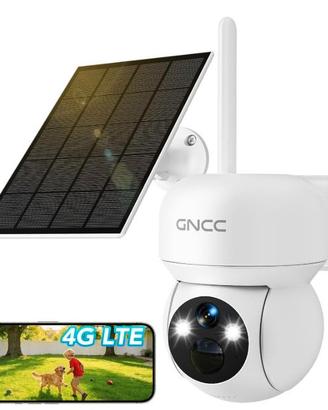 4G LTE Telecamera Esterno Solare con SIM, Rilevame