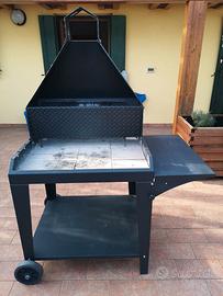 Barbecue a legna Scintilla EcoStar mobile