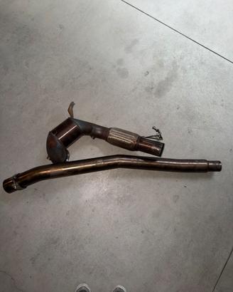 Downpipe Milltek Sport 200 celle Golf 8 R 2.0 TSI