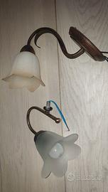 LAMPADA APPLIQUE IN FERRO BATTUTO
