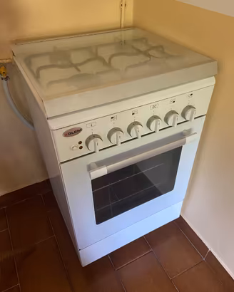 Cucina a gas Glem 4 fuochi con forno – libera inst
