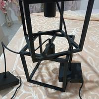 lampadari nero quadrato 