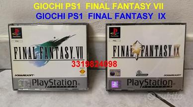 Giochi ps1 final fantasy vii e final fantasy ix