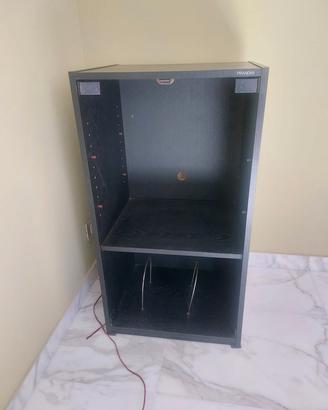 Mobile stereo anni 80 PRANDINI vintage colore nero