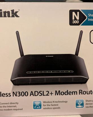 D-Link DSL-2750B Modem Router ADSL2/2+