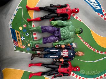 Hulk - Spider Man - Capitan America, Hasbro Marvel