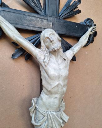 Arte Sacra Crocifisso ligneo xıx secolo