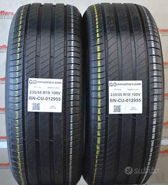 2 pneumatici michelin 235/55 r18 100v cu12955