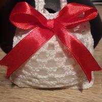 Borsette all'uncinetto portaconfetti per Laurea