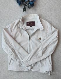 Giacca- Marlboro Classic-TG L-Bianca-Uomo-vintage