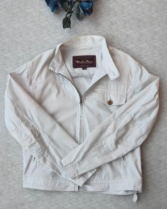 Giacca- Marlboro Classic-TG L-Bianca-Uomo-vintage
