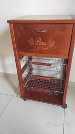 Carrello portafrutta/pane