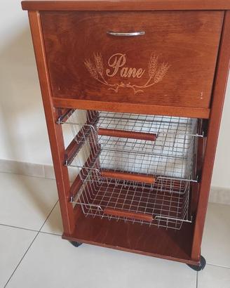 Carrello portafrutta/pane