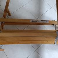 Letto matrimoniale con doghe 