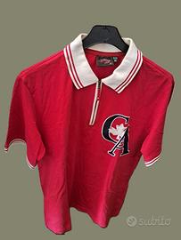 Polo Vintage rossa Originale Montréal Canadiens, M