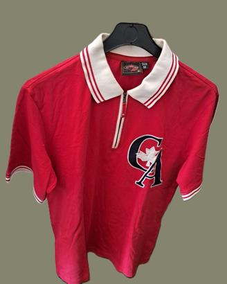 Polo Vintage rossa Originale Montréal Canadiens, M