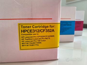 Kit 3 toner colore compatibili stampanti HP
