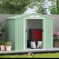 casetta in metallo per magazzino