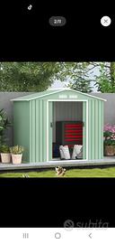 casetta in metallo per magazzino