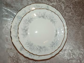 PIATTI GINORI FILO ORO DOPPIE PORTATE X 12+VARI