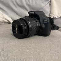 Reflex Canon EOS 1300D + 2 obiettivi e accessori