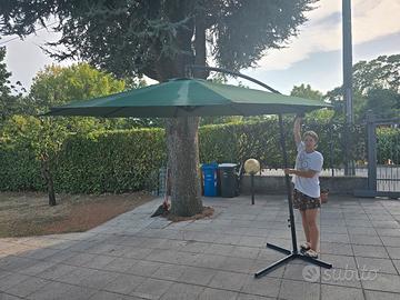 Ombrellone esagonale da giardino 