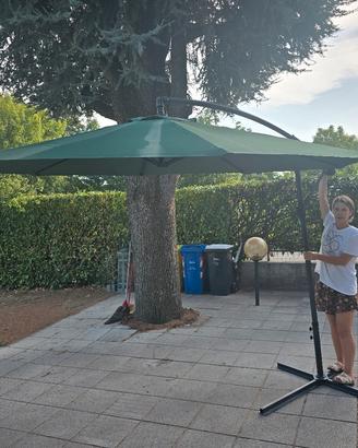 Ombrellone esagonale da giardino 