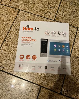 Kit Videocitofono WiFi 4 fili 1080P Hom-io