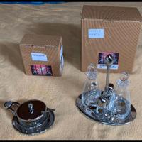 Kit sale e pepe e portaformaggjo