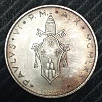 500 Lire argento Paolo V 1972