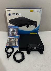 Sony PS4 Slim 500GB HDR + Controller + 2 Giochi