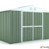 Box giardino lamiera zincata 327x155 verde