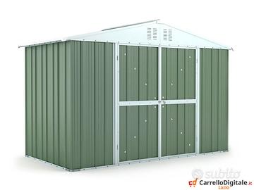 Box giardino lamiera zincata 327x155 verde