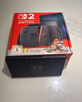Nintendo switch 2 + 4 giochi e custodia