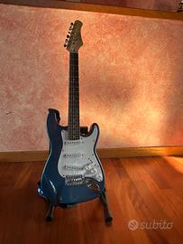 Chitarra elettrica 3/4 eko 100 completa