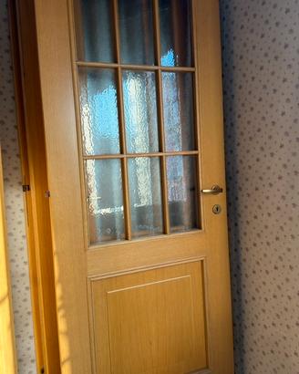 Porte da interni in legno con vetro all'inglese