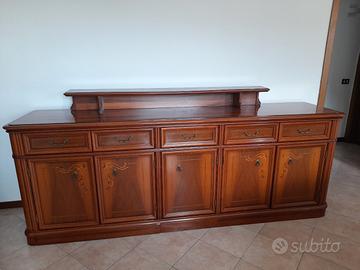 set di 3 mobili vintage in legno